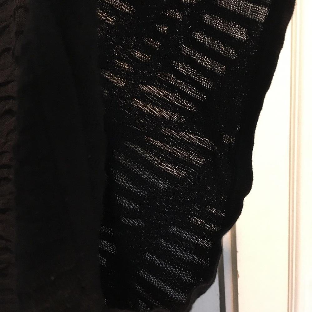 Calvin Klein Ripple Mesh Knit Top - Picture 6 of 8